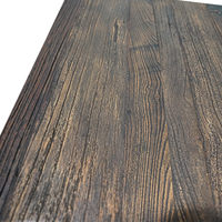 Table basse unique en bois d'orme ancien recyclé, durable, contemporain et écologique pour salon et salle à manger