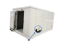 Chambre froide avec panneaux PU 100 mm, chambre froide modulaire pour la conservation des fruits et légumes en supermarché