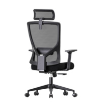 JOHOOFURNITURE Chaise de bureau exécutive pivotante de haute qualité avec appui-tête, structure en fer, design moderne, multifonctionnelle et ergonomique