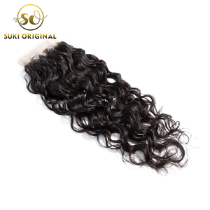 Film HD Transparent 10a Grade High Quality 4x4 Nature Wave Thin Lace Closure - Product Image 3