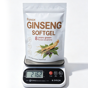 Capsules molles de ginseng OEM, ginseng rouge Panax de <span class=keywords><strong>8</strong></span> ans, capsules molles, énergie naturelle, soutien immunitaire, complément alimentaire, 300 capsules molles - Product Image 2