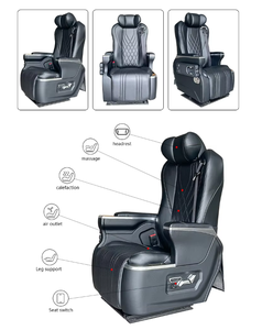 Sièges de voiture électriques inclinables de luxe pour véhicules utilitaires, en cuir haut de gamme, pour SUV, confort premium - Product Image 2