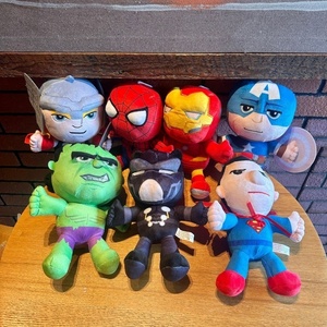 Juguetes de Peluche de Anime Bordados al por Mayor, Superhéroes de <span class=keywords><strong>Avengers</strong></span>, Spider-Man, <span class=keywords><strong>Hulk</strong></span>, de Algodón PP Supersuave, para Aliviar el Estrés, Estilos Variados - Product Image 1