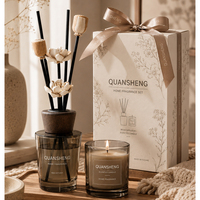 Boîte de luxe personnalisée pour bougies et diffuseurs, fabricant de parfums d'intérieur de luxe, bougies et parfums d'intérieur