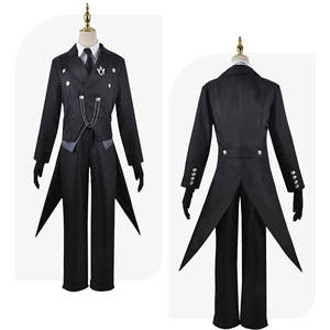 Maggiordomo nero Cosplay Sebas Costume Sebastian Michaelis giapponese festa di carnevale uniforme abiti di natale di Halloween - Product Image 5