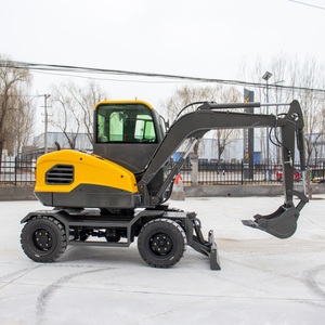 Excavatrice sur roues HighTop de 4 tonnes avec conduite hydraulique et marteau hydraulique pour la production agricole - Product Image 2