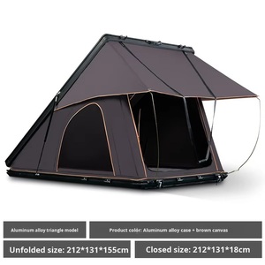 铝制硬壳车顶帐篷 - 轻质单通道（67公斤）双人用，快速1分钟搭建 - Product Image 2