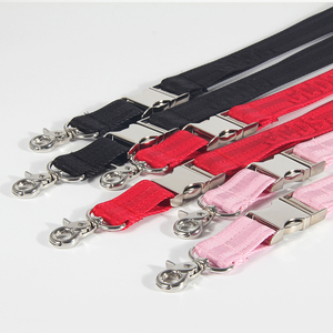 Op maat gemaakte, milieuvriendelijke, duurzame, luxe nylon lanyard met effen kleur, geweven logo, lange nekband, hoge kwaliteit, snelkoppeling voor kaarthouder - Product Image 2