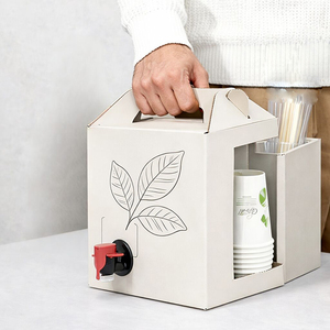 Алюминиевый асептический пакет BIB (Bag-in-<span class=keywords><strong>Box</strong></span>) с клапаном-дозатором, 32, 64, 96 унций, пищевой, на заказ, для водки, шампанского, кофе, сока - Product Image 1