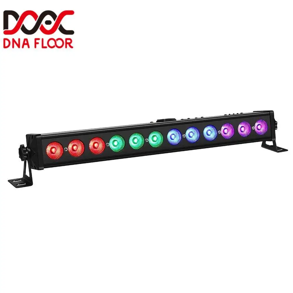 도매 무대 LED 조명 벽 세척 조명 12X3W RGB 3in1 LED 바 디스코 이벤트 파티 장식