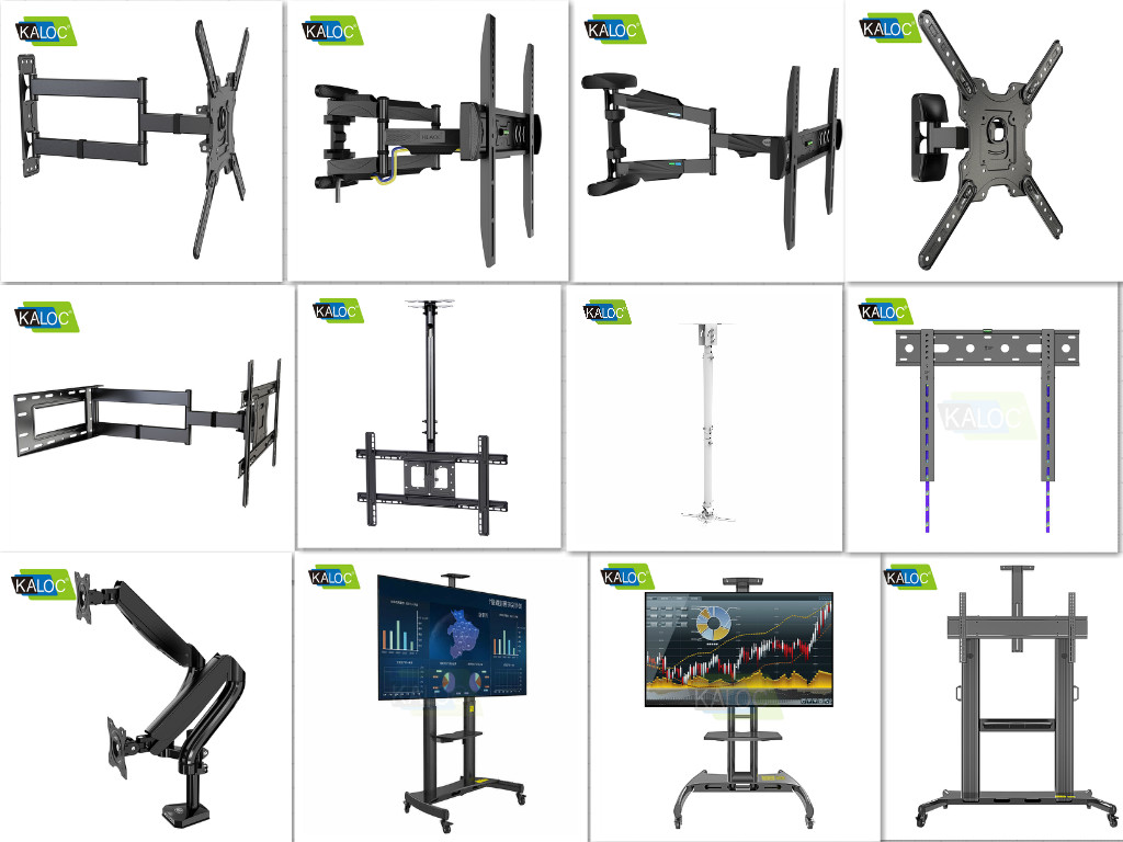 Kaloc KLC-H8 TV Wall Mount - Versatile Full Motion Bracket