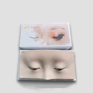 Tavola di Pratica per Trucco 5D Riutilizzabile all'Ingrosso, Tavola in Silicone per Pratica Trucco Occhi e Viso per Accademie di Bellezza - Product Image 6