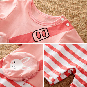 Combinaison à manches courtes pour nouveau-né, vêtements pour bébé fille et garçon, vente en gros - Product Image 3