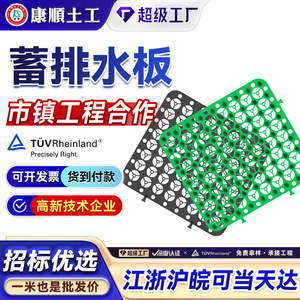 Drainage Board Plastic Interlocking For Roofing Landscaping Basement Garage Waterproof Root Barrier Filtration - Product Image 5