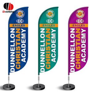 Quảng Cáo Ngoài Trời Giọt Nước Mắt Bay Lông Biểu Ngữ Tùy Chỉnh Bãi Biển Cờ Biểu Ngữ Và Hiển Thị Phụ Kiện - Product Image 2