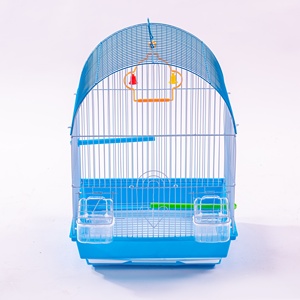 Cage économique pour petit perroquet, kit d'alimentation complet, cage pour animaux domestiques en fil de fer durable - Product Image 6