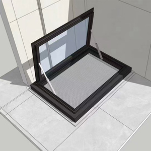 Cơ giới nhôm kính Skylight - IPX7 cửa sổ mái không thấm nước với điều khiển từ xa cho sân thượng dốc - Product Image 4