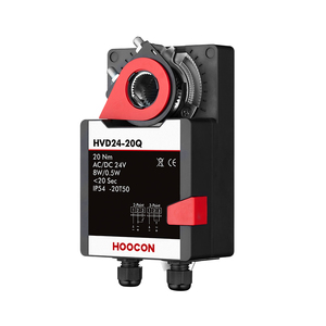HOOCON ตัวควบคุมแดมเปอร์คุณภาพสูง 24V แบบเปิด-ปิด แรงบิด 20 นิวตันเมตร สำหรับระบบ HVAC ได้รับการรับรองมาตรฐาน CE ทำงานรวดเร็ว รับประกัน 2 ปี - Product Image 2