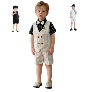 Vestido de princesa infantil em estoque, roupas infantis da moda para meninos de 0 a 3 meses, sub-fornecimento para crianças outono e inverno