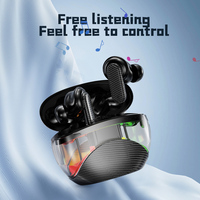 BT5.4 Mikrofon Earbud Nirkabel Sejati TWS ANC Peredam Kebisingan Cerdas Tahan Air Earphone Olahraga Headset In-Ear
