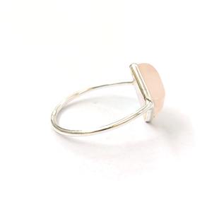 Rose quartz <b>ring</b> 925 Sterling Silver Gemstone <b>Ring</b> Handmade Collection <b>Fine</b> <b>Rings</b> Silver Jewelry bulk price - Product Image 4