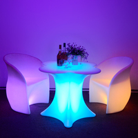 Fauteuils de jardin lumineux en gros de Foshan avec batterie rechargeable et LED