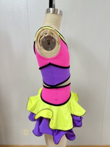 Vestido <span class=keywords><strong>de</strong></span> baile sin mangas colorido para niñas, disfraz <span class=keywords><strong>de</strong></span> Ballet para actuación infantil, Ropa <span class=keywords><strong>de</strong></span> baile - Product Image 5