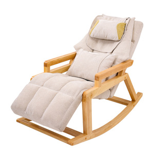 Smart Massage Rocking Chair Full Body <b>Vibration</b> Plug-In Electric Massage Sofa Home Use Off White Gray Coffee - Product Image 1