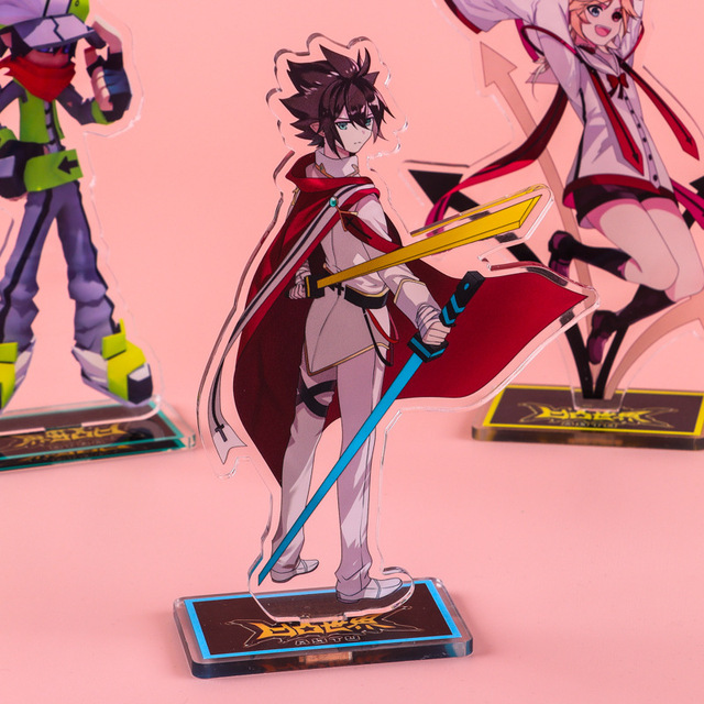 Anime Character Standees Desktop Chibi-Style Celebrity Merchandise Acrylic Transparent Cheering Figurines 3D Cartoons China