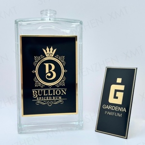 Tùy Chỉnh Tự Dính Dập Nổi Kim Loại Dán In Nhôm Nhãn Cho Chai Rượu Vang Biển Nơi Cho Thủ Công Và Nến Sử Dụng - Product Image 6