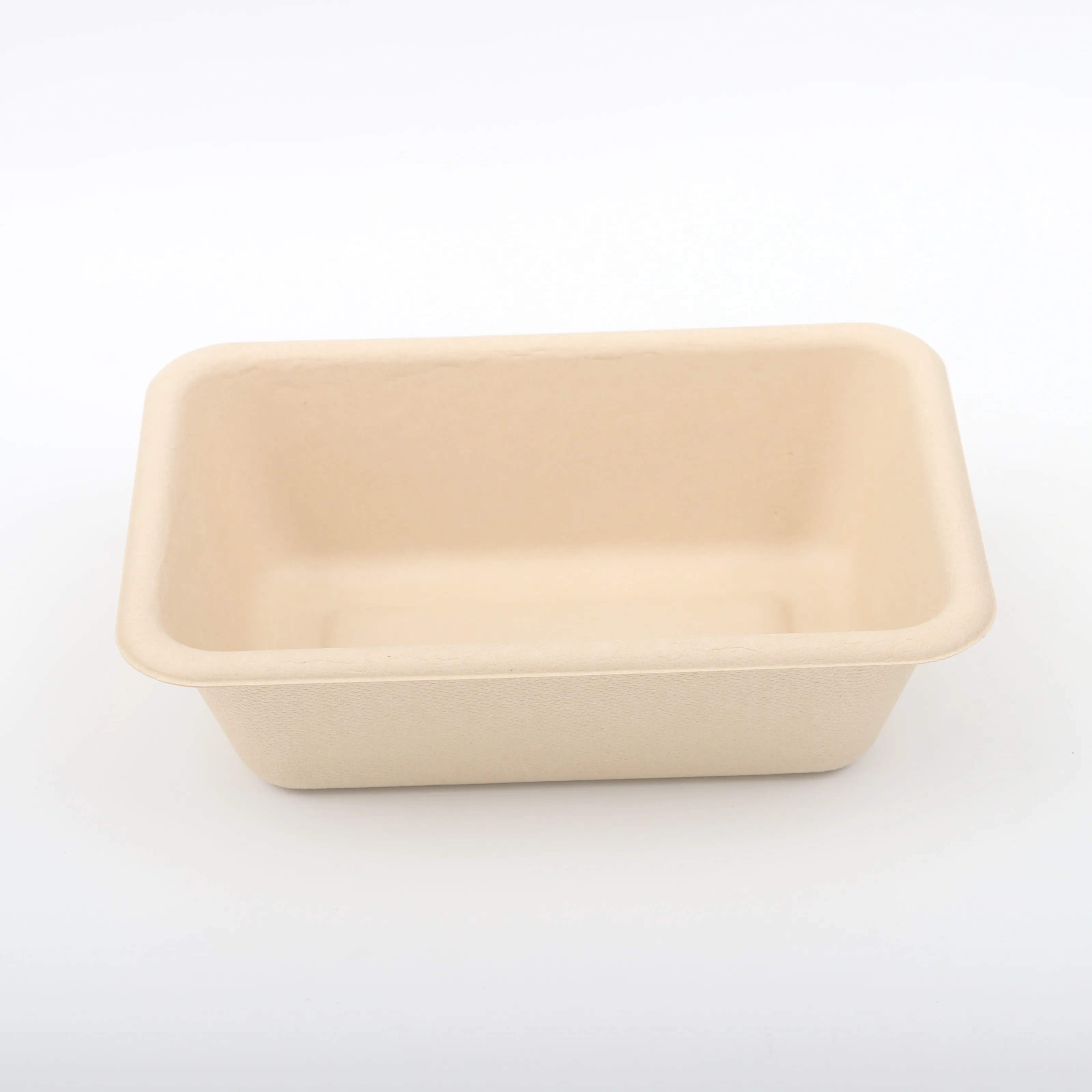 PFAS-freie Einweg-Lebensmittelverpackung aus Bambuspulpe für Takeaway 700 ml Lunch-Schachtel