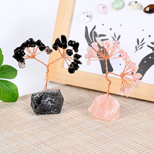 Wholesale Natural Healing Raw Stone Base Crystal <b>Tree</b> Gravel Gemstone Crystal Money <b>Tree</b> for Feng Shui Decoration - Product Image 3