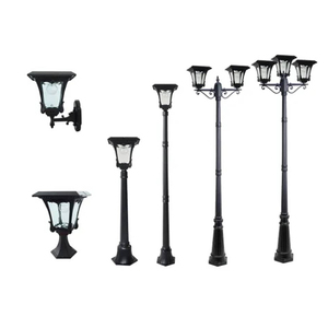 Mejor venta decorativos <span class=keywords><strong>ornamentales</strong></span> <span class=keywords><strong>de</strong></span> hierro <span class=keywords><strong>fundido</strong></span> <span class=keywords><strong>de</strong></span> la lámpara al aire libre polos - Product Image 2
