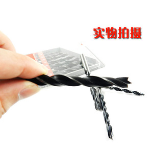 Xi'an Woodworking Three Point Drill Bit <b>Set</b> 8 <b>Pc</b> Carbon Steel Bright Finish Round Shank For Smooth Hole Drilling - Product Image 2