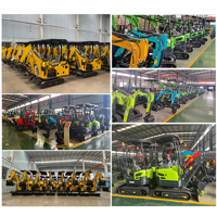 Usine chaude CE/EPA EURO 5 1.5 tonnes Micro Bagger Digger Machine Mini pelle à vendre