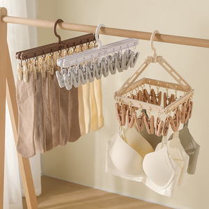 Xinzao Foldable <b>Sock</b> Drying Clip Multi Clip For Underwear Clothes Rack Windproof Home Balcony Use - Product Image 4