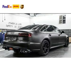 Ốp khuếch tán gió sau bằng sợi carbon A6 <span class=keywords><strong>C7</strong></span>, viền cản sau, cánh gió, có đèn LED cho Audi <span class=keywords><strong>C7</strong></span> A6 2012 2013 2014 2015 - Product Image 3