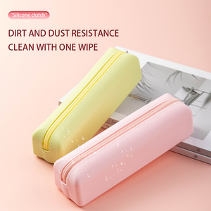 Silicone Makeup Brush <strong>Holder</strong> Travel Cosmetic Bag Waterproof <strong>Skincare</strong> Traveling Brush Organizers for Makeup - Product Image 4