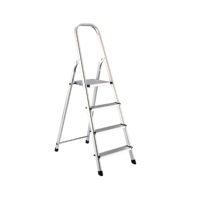 Escabeau avec main courante pliable sécurité simple face 4 marches en aluminium léger Portable intérieur moderne escaliers en aluminium 10 pièces