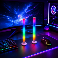 Luz LED Inteligente RGB con Sincronización Musical, Control por Aplicación, para Sala de Juegos, Barra LED Tuya Wifi, Barras Ambientales, Colores Personalizables, Luz Nocturna de Escritorio