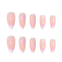 Presse sur les ongles acrylique vente en gros presse sur les ongles avec design tendance presse sur les ongles