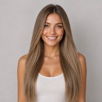 Lots de Cheveux Humains Remy de Qualité Professionnelle pour la Confection de Perruques, Double Trame, Cuticules Alignées, Sans Nœuds
