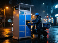 Kiosco de Intercambio de Baterías para Scooters Eléctricos con Control por Código QR, 8 Ranuras, IP54, para Exteriores, con PD, para la E-movilidad en África
