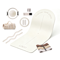 Tapis de yoga, Ensemble d'haltères, Accessoires de Pilates, Bracelets de cheville et de poignet personnalisés, Barre d'haltères, Anneau de résistance, Sac de transport en silicone