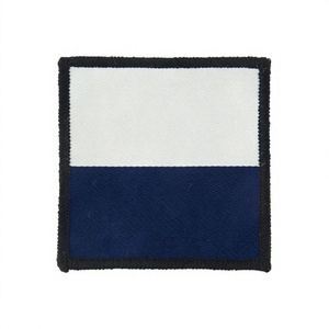 Écusson Dada 9 Regiment bleu ciel et bleu foncé en tissu parachute tissé, patch DZ 3D personnalisé à coudre ou thermocollant avec épingle de sûreté DC-WP-714, badges de luxe - Product Image 6