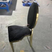 Chaises de salle à manger en velours nordique vente directe d'usine chaise de banquet en acier inoxydable meubles d'hôtel modernes chaises d'événement de mariage