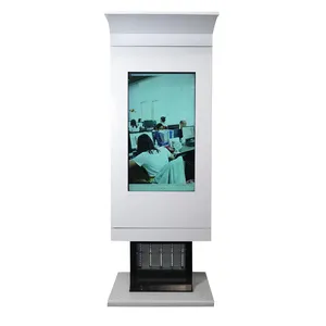 Wasserdichter Lichtschutz hochheller Kiosk-Floorständer Outdoor-Touchscreen