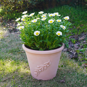 Pot de fleurs en plastique biodégradable minimaliste Yuncheng, léger, durable, écologique, avec trou de drainage, auto-arrosant, pour <span class=keywords><strong>jardin</strong></span> extérieur - Product Image 5