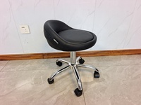 Chaise de barbier pivotante en cuir, moderne et luxueuse, blanche et argentée, vente en gros à prix abordable
