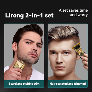 Professional 2-in-1 Hair Clippers Trimmers Salon <b>Shaver</b> Grooming Set LCD Display USB for Household Hotel Use Popular Reciprocati - Product Image 4